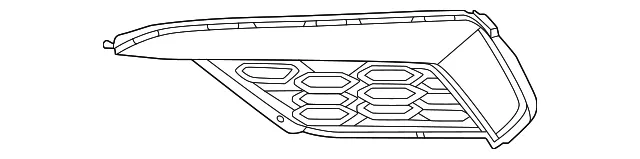 Outer Grille - Ford (PR3Z-17B968-AA) - view 2