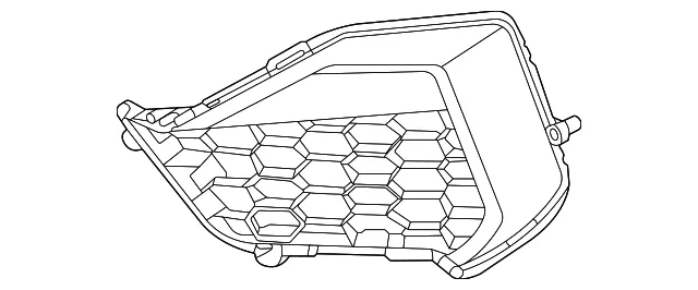 Outer Grille - Ford (PR3Z-17B968-CA) - view 2