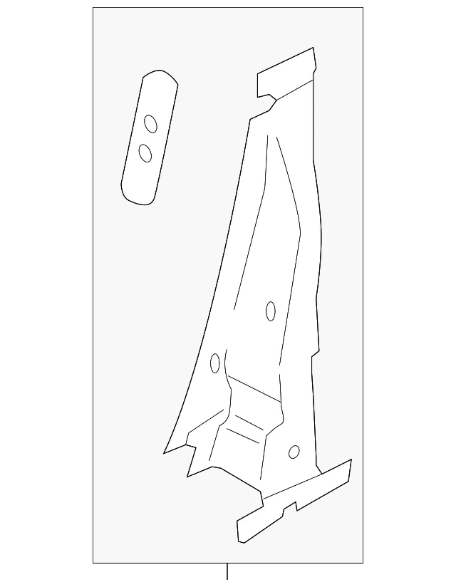 Body B-Pillar - Ford (PR3Z-7624382-A)