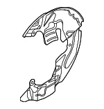 Shield Splash - Ford (PZ1Z-2K005-A) - view 6