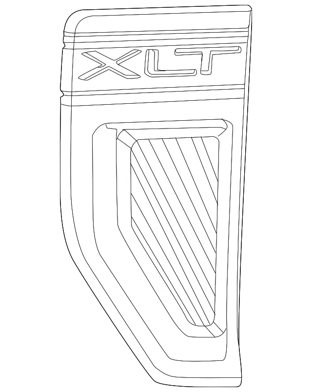 Fender Emblem - Ford (PZ6Z-9942528-H)