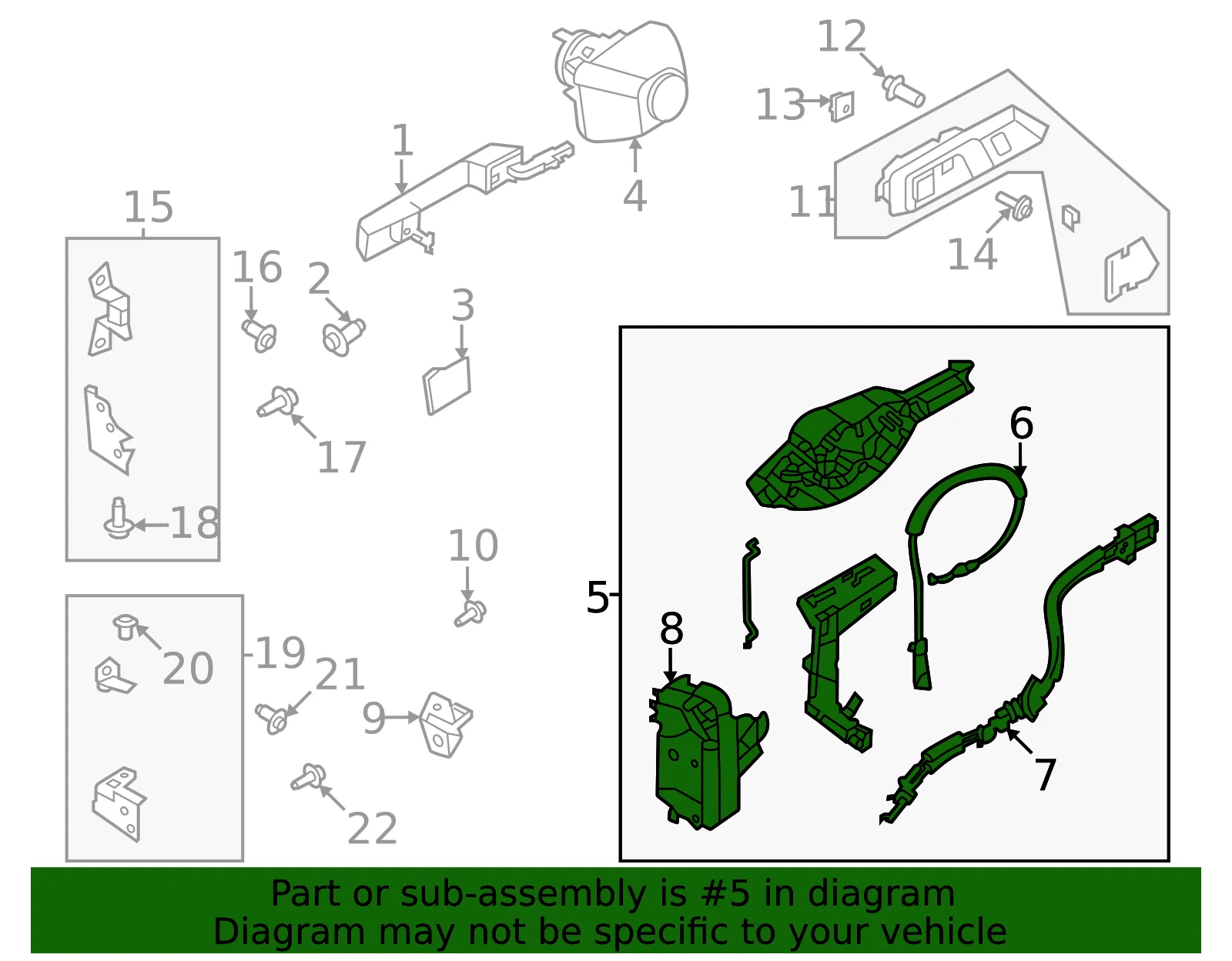 Latch - Ford (R2DZ-78219A64-E) - view 3