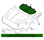 Hood Insulation Pad - Ford (R2TZ-16738-A) - view 4