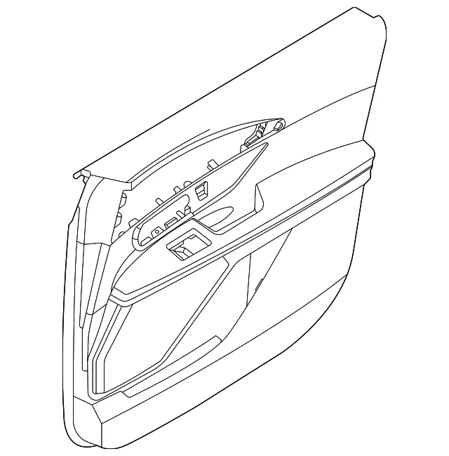 Door Interior Trim Panel - Ford (R2TZ-5827407-AAB)