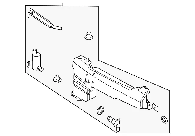 Reservoir Windshield Washer - Ford (RB5Z-17618-A)