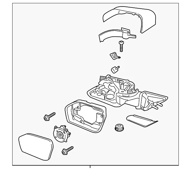 Mirror Outside - Ford (RB5Z-17683-MC)