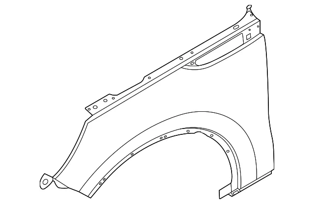 Fender Assembly Front - Ford (RC5Z-16005-A) - view 2