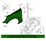 Fender Assembly Front - Ford (RC5Z-16005-A) - view 7