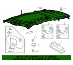 Headlining Roof - Ford (RC5Z-7851916-KB) - view 4