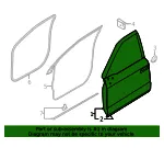 Door Shell - Ford (RL3Z-1020125-B) - view 11
