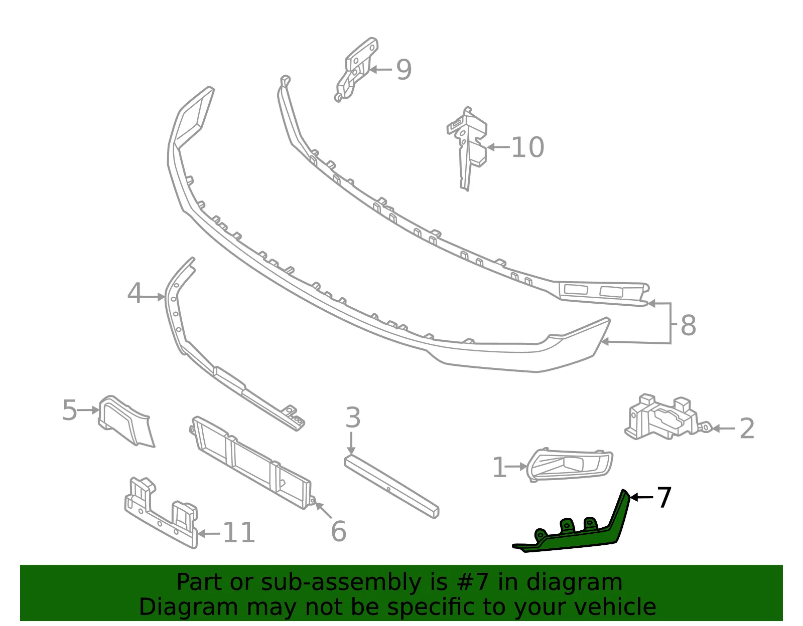 Deflector - Ford (RL3Z-17626-BA) - view 3