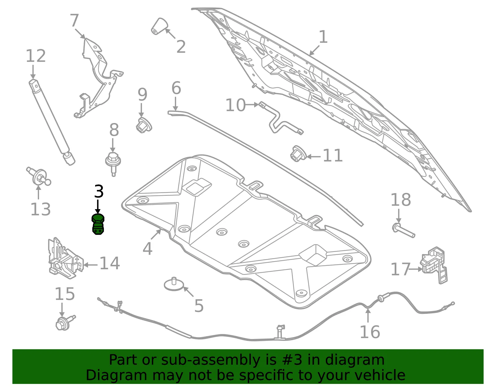 Bumper - Ford (SL1Z-16758-B) - view 3