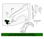 Fender Bracket - Ford (SL1Z-16A142-A) - view 4
