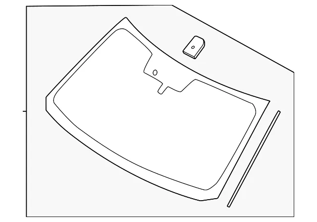 Windshield - Ford (SL7Z-7803100-G)