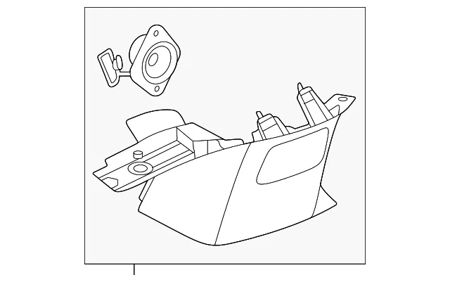 Body D-Pillar Trim Panel - Ford (SL7Z-7831011-BA)