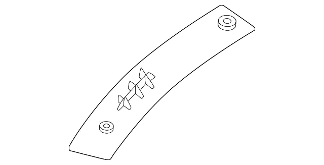 Roof Molding Front Support - Ford (SL7Z-7855140-BA)