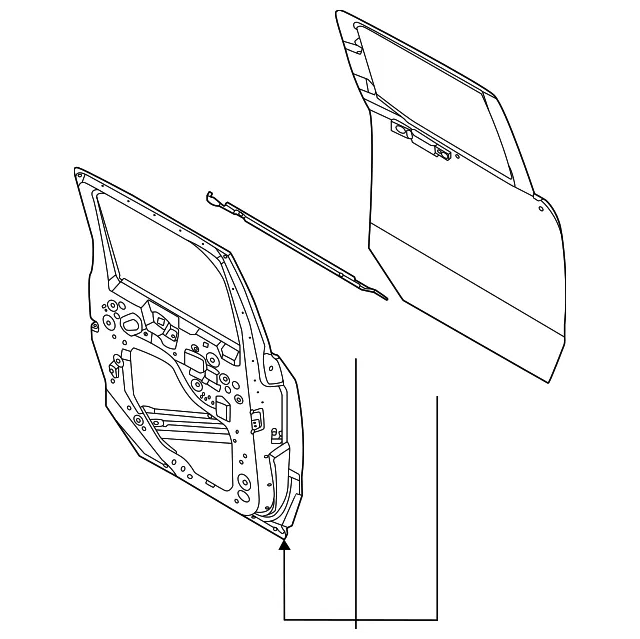 Door Shell - Ford (SZ6Z-2624630-A)