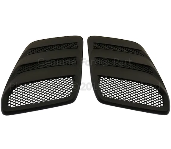 Louvers - Hood - Matte Black - Ford (VJR3Z-16C630-C)