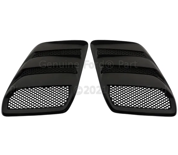 Louvers - Hood - Gloss Black - Ford (VJR3Z-16C630-D)