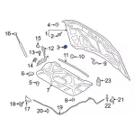 Hood Stop Buffer - Ford (W714185S300) - view 19