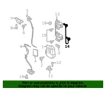 Hinge Assembly Bolt - Ford (W718084S439) - view 19