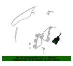 Motor Assembly Window Operating - Ford (WLM-132) - view 12