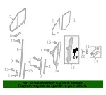 Motor Assembly Window Operating - Ford (WLM-270) - view 18