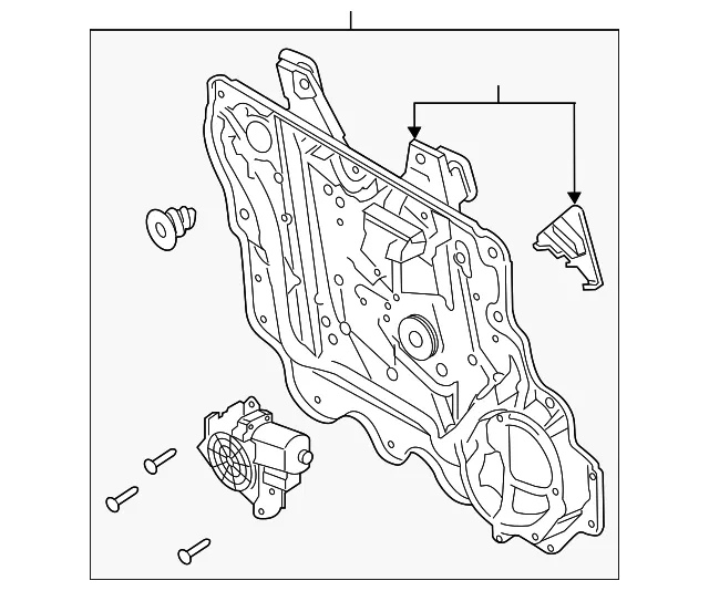 Motorcraft Window Regulator - Ford (WLR-450)