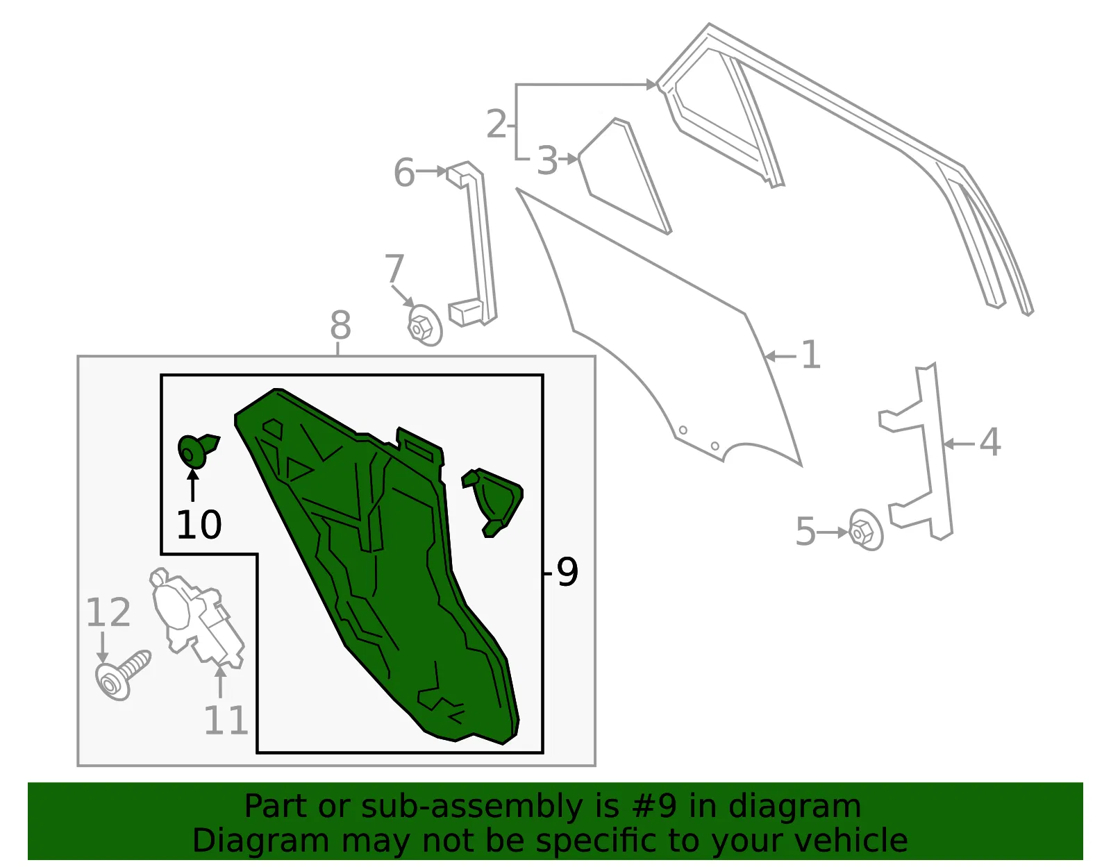 Motorcraft Window Regulator - Ford (WLR-455) - view 3