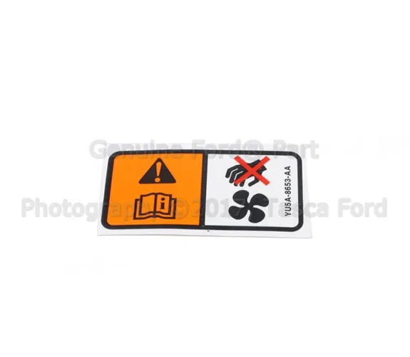 Fan Label - Ford (XW4Z-8653-BA)