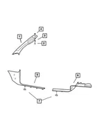 A Pillar Trim Panel - Mopar (ZL39TL2AB) - view 10