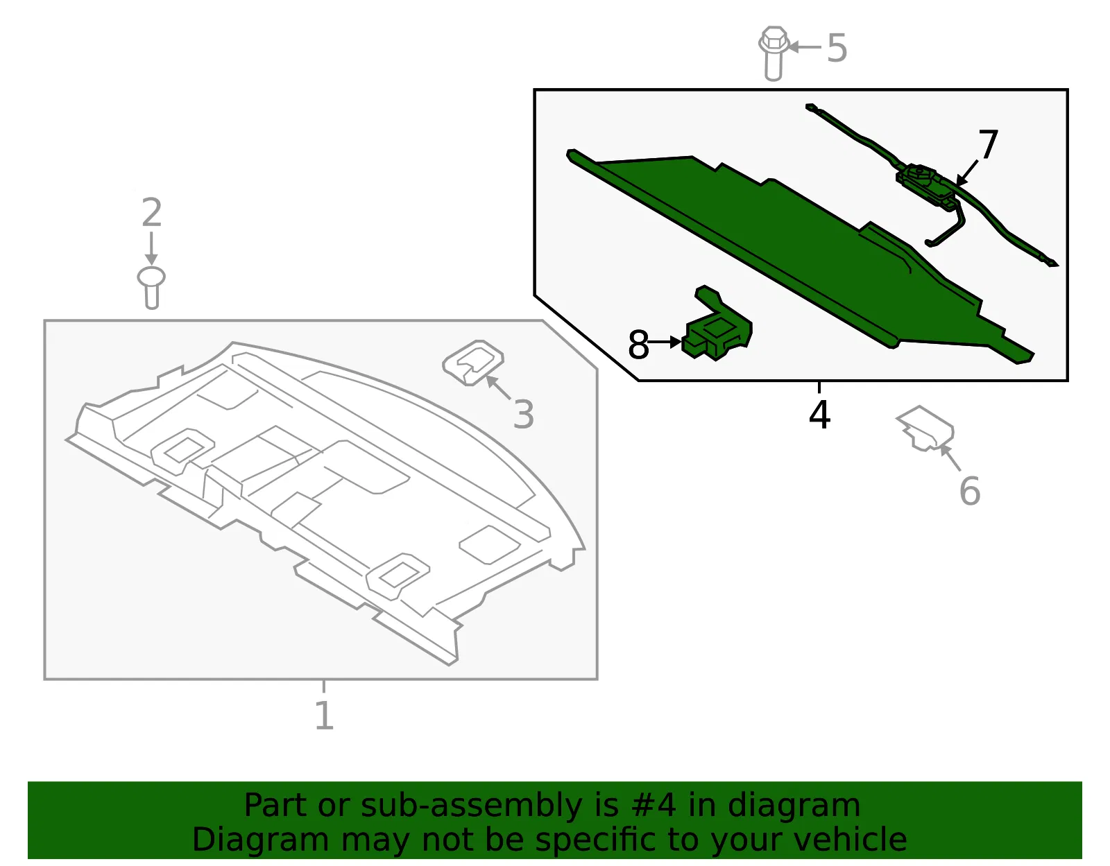 Shade Window - Ford (aa5z54402a34c) - view 6