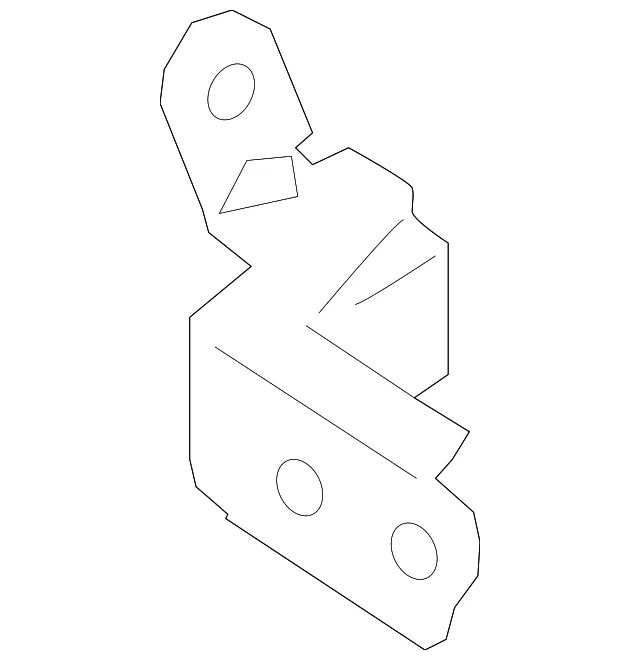 Door Hinge - Ford (ab3z2122801c) - view 6
