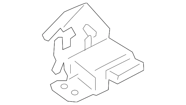 Lower Latch - Ford (ab3z2126412a) - view 3