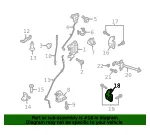 Door Hinge - Ford (ab3z2126800a) - view 16