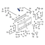 Handle Base - Ford (ab3z2143170a) - view 7