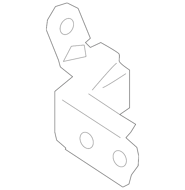 Door Hinge - Ford (ab3z2626810c) - view 3