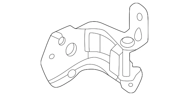 Door Hinge - Ford (ab3z2626811c) - view 7