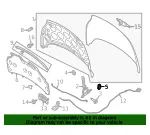Hinge Protector - Ford (ae8z54611a30a) - view 13