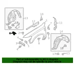 Bracket Fender Front - Ford (ae9z16c078a) - view 10