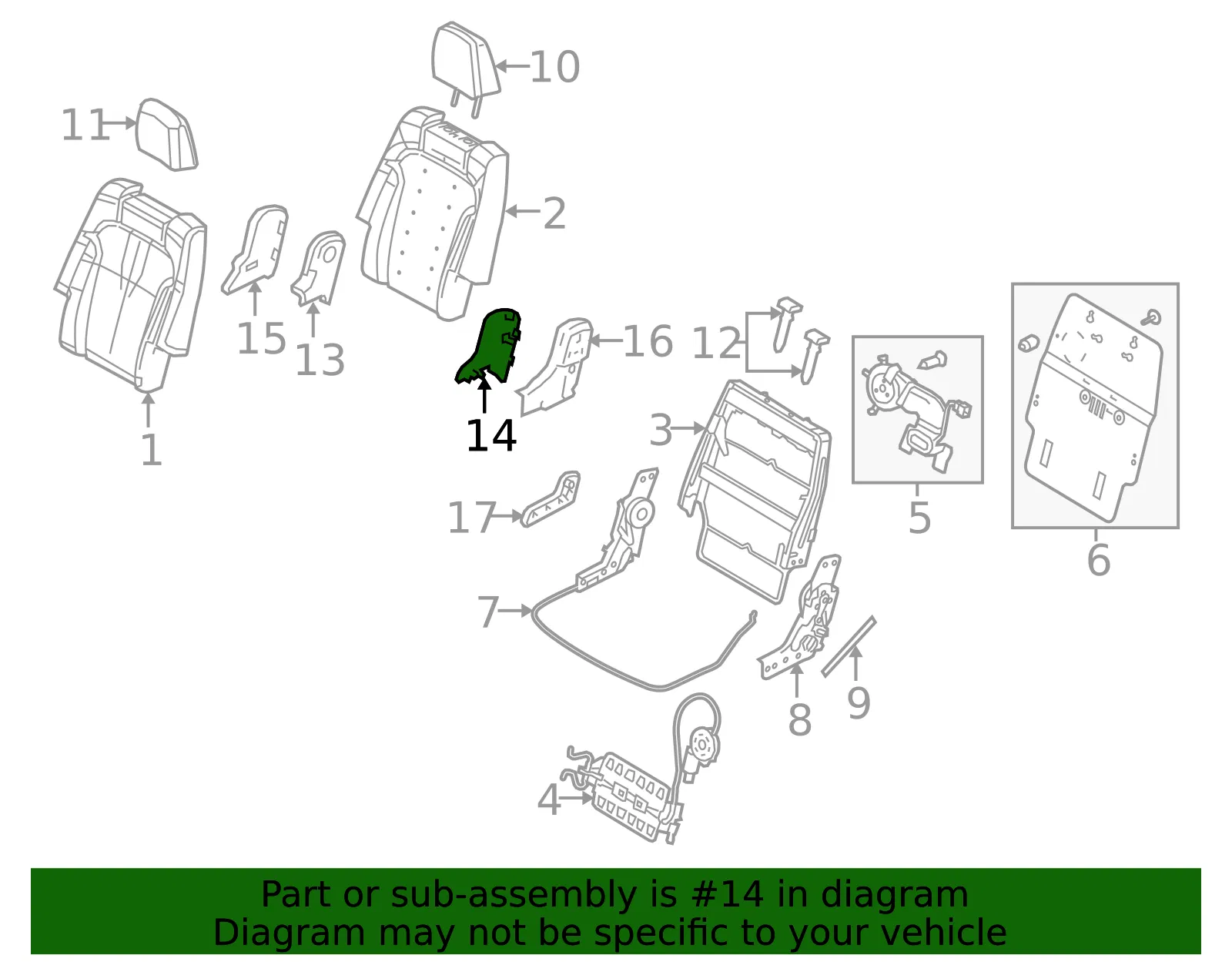 Latch Cover - Ford (ae9z7467460af) - view 4