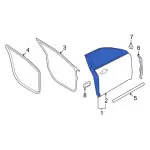 Door Shell - Ford (ag1z5420124b) - view 19