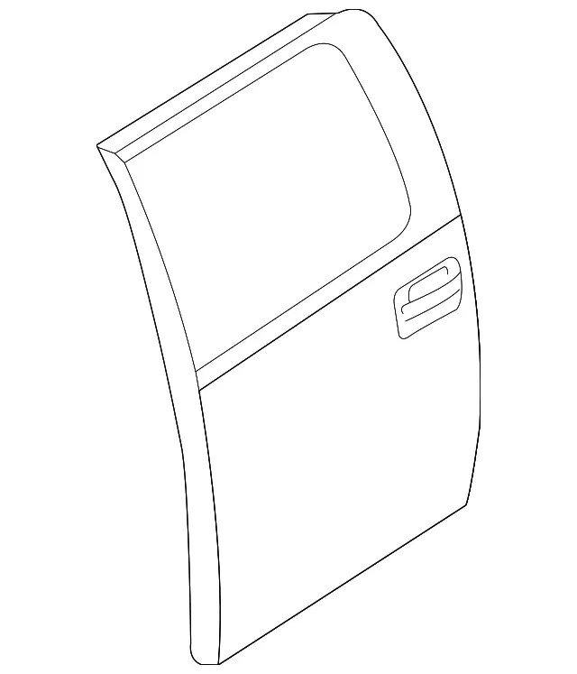 Door Shell - Ford (al3z1624630b) - view 8