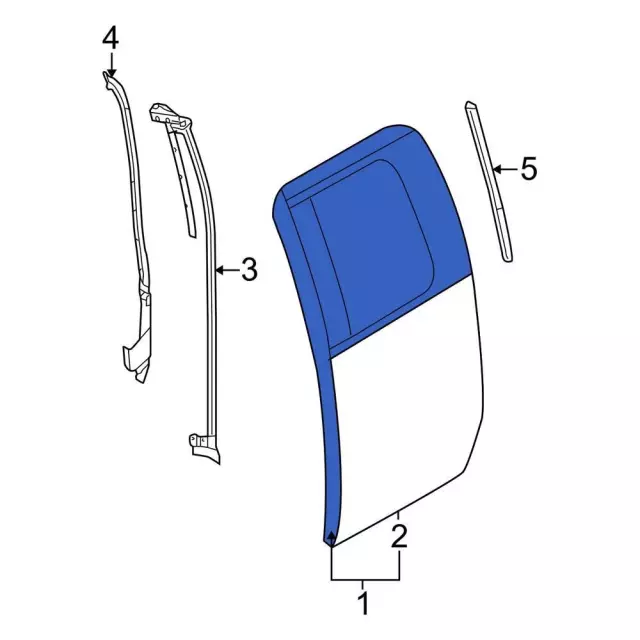 Door Shell - Ford (al3z1824630a) - view 5