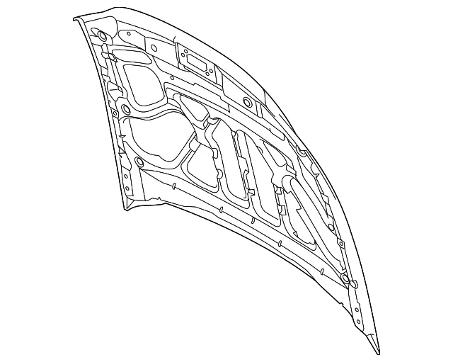 Hood Panel - Ford (ar3z16612a) - view 3