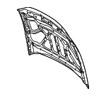 Hood Panel - Ford (ar3z16612a) - view 7