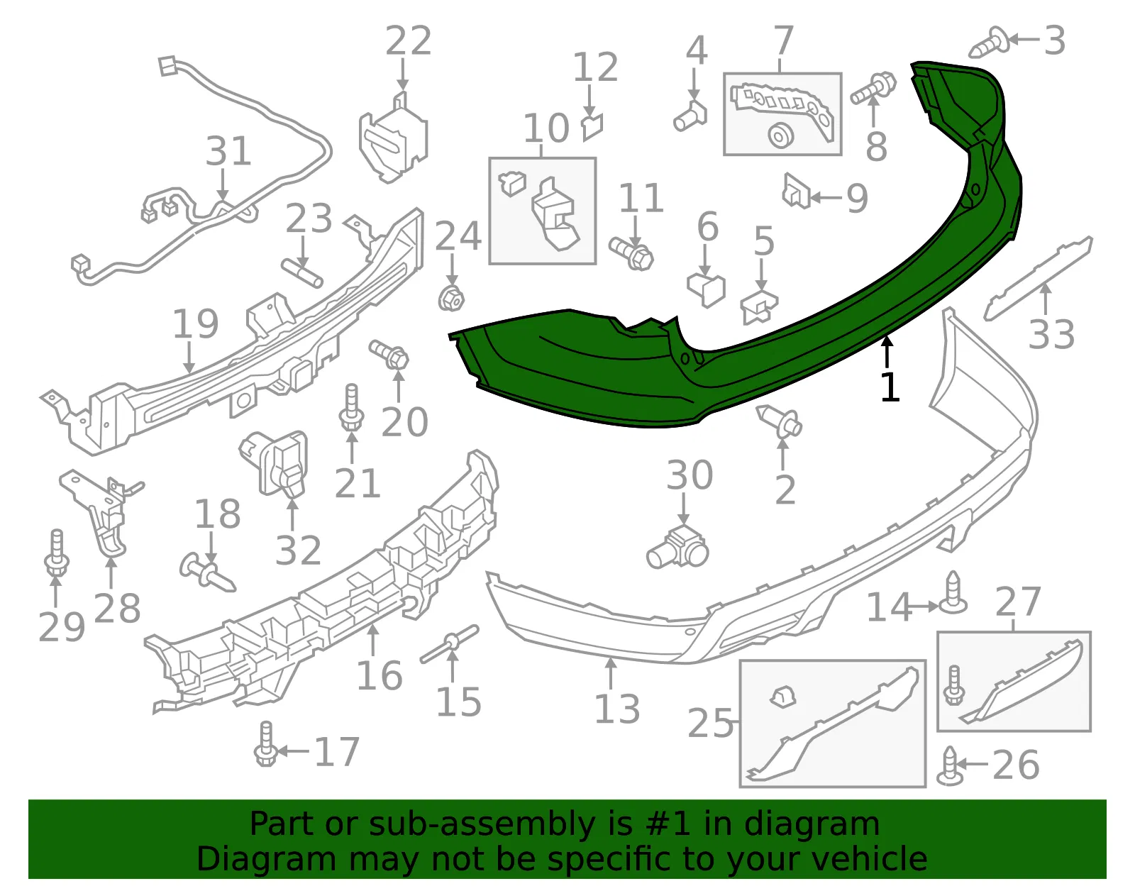 Bumper Cover - Ford (bb5z17k835aptm) - view 5