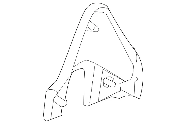 Latch Cover - Ford (bb5z7861348bb) - view 2
