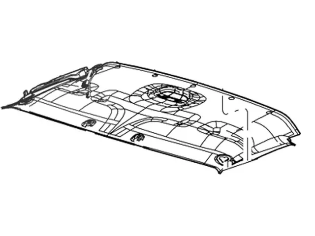 Front Headliner - Ford (bc2z1551940ba) - view 2