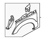 Fender Assembly Front - Ford (bc3z16005b) - view 12